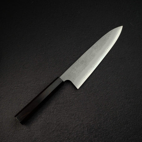 Knives and Stones 岩刃社 Yuepo SLD 梨地牛刀 210mm，黑檀木刀柄