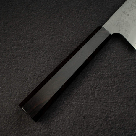Knives and Stones 岩刃社 Yuepo SLD 梨地牛刀 210mm，黑檀木刀柄