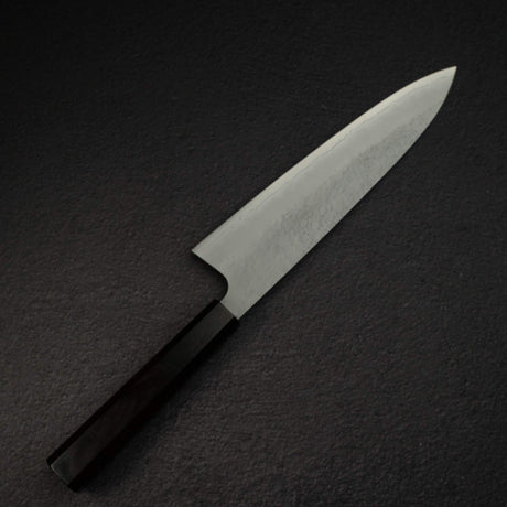 Knives and Stones 岩刃社 Yuepo SLD 梨地牛刀 210mm，黑檀木刀柄