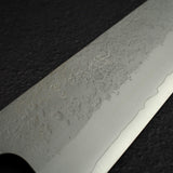 Knives and Stones 岩刃社 Yuepo SLD 梨地牛刀 240mm，黑檀木刀柄