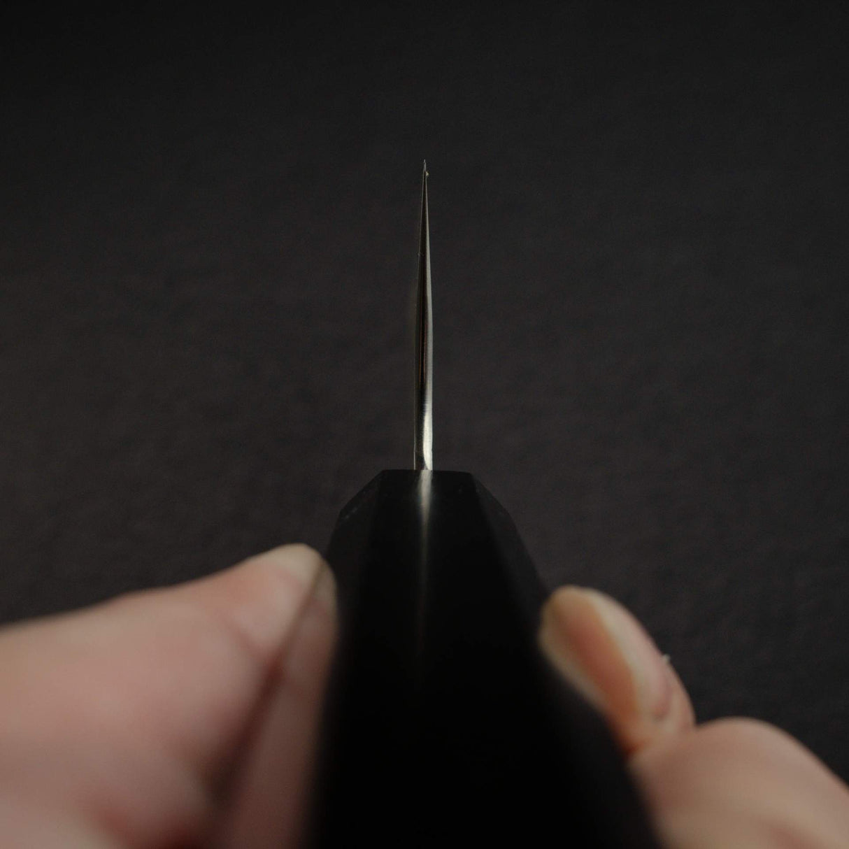 Knives and Stones 岩刃社 Yuepo SLD 梨地牛刀 240mm，黑檀木刀柄
