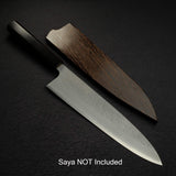 Knives and Stones 岩刃社 Yuepo SLD 梨地牛刀 240mm，黑檀木刀柄