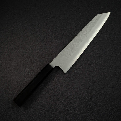 Knives and Stones 岩刃社 Yuepo SLD 梨地 切付牛刀 210mm，黑檀木手柄