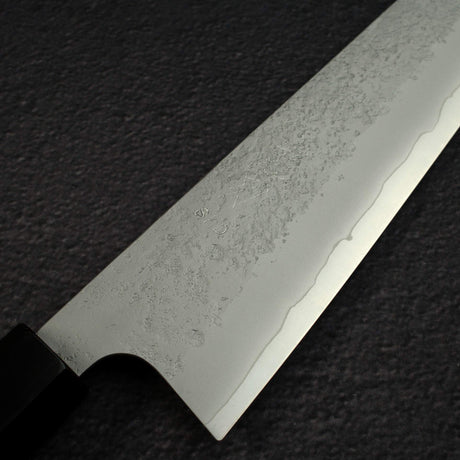 Knives and Stones 岩刃社 Yuepo SLD 梨地 切付牛刀 210mm，黑檀木手柄