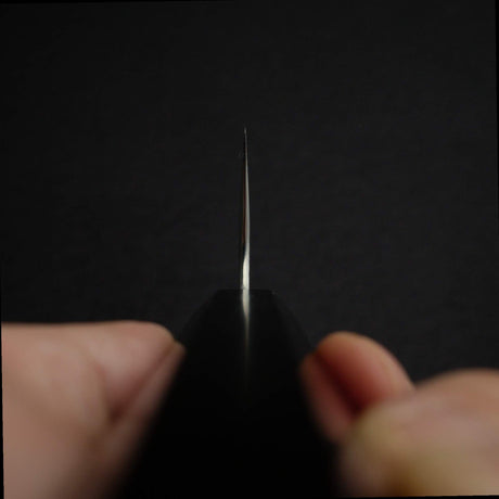 Knives and Stones 岩刃社 Yuepo SLD 梨地 切付牛刀 210mm，黑檀木手柄