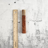 K&S Octagonal Amboyna Burl Handle with Blonde/Marble Ferrule