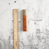 K&S Octagonal Amboyna Burl Handle with Blonde/Marble Ferrule