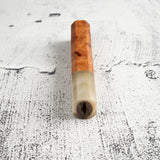 K&S Octagonal Amboyna Burl Handle with Blonde/Marble Ferrule