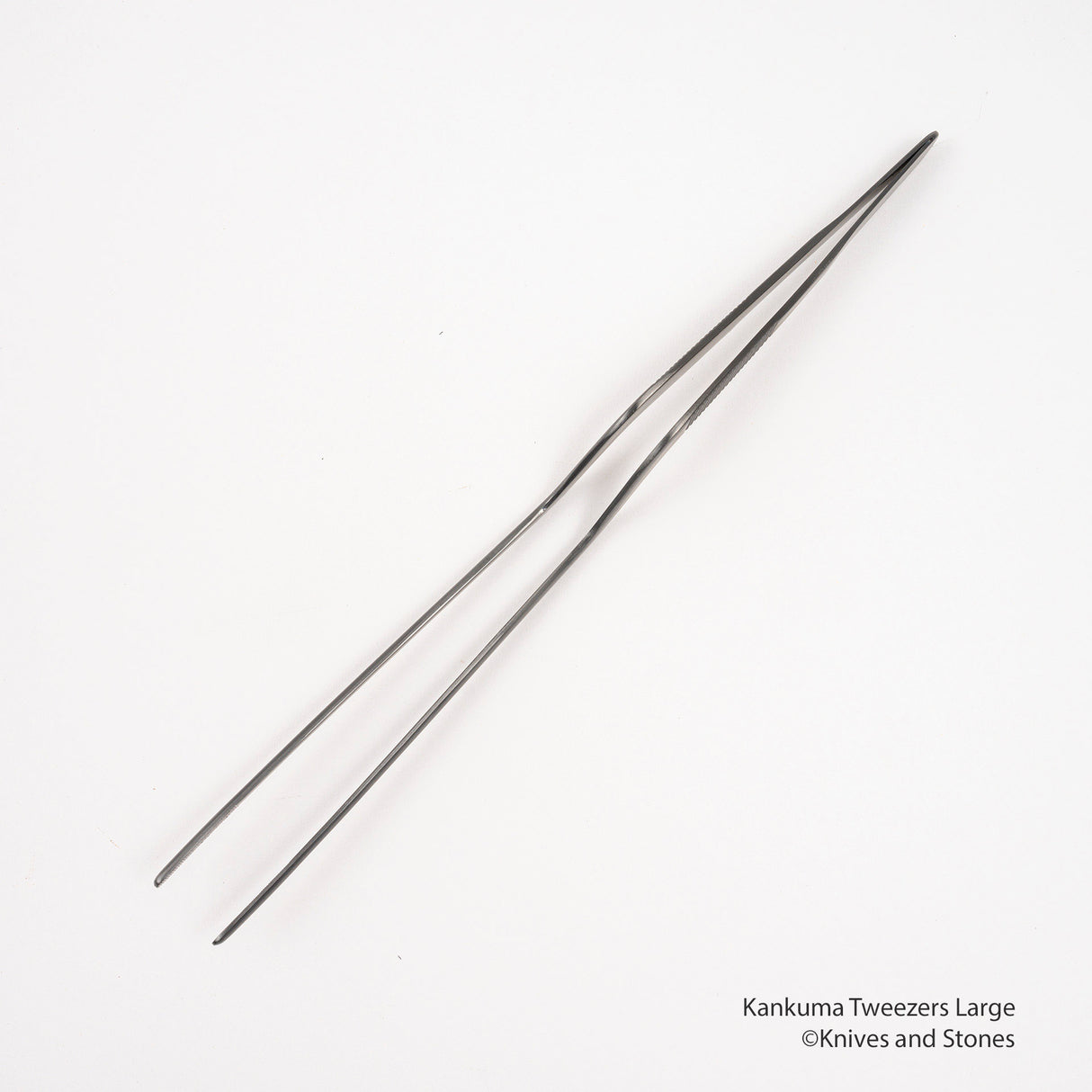 Kankuma 曲柄電鍍鑷子 25cm