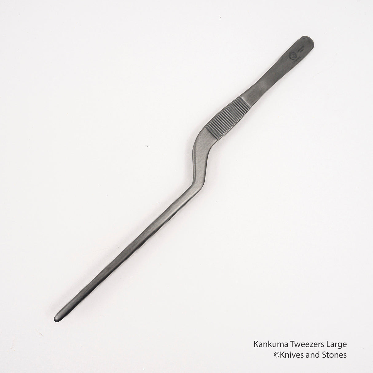 Kankuma 曲柄電鍍鑷子 25cm