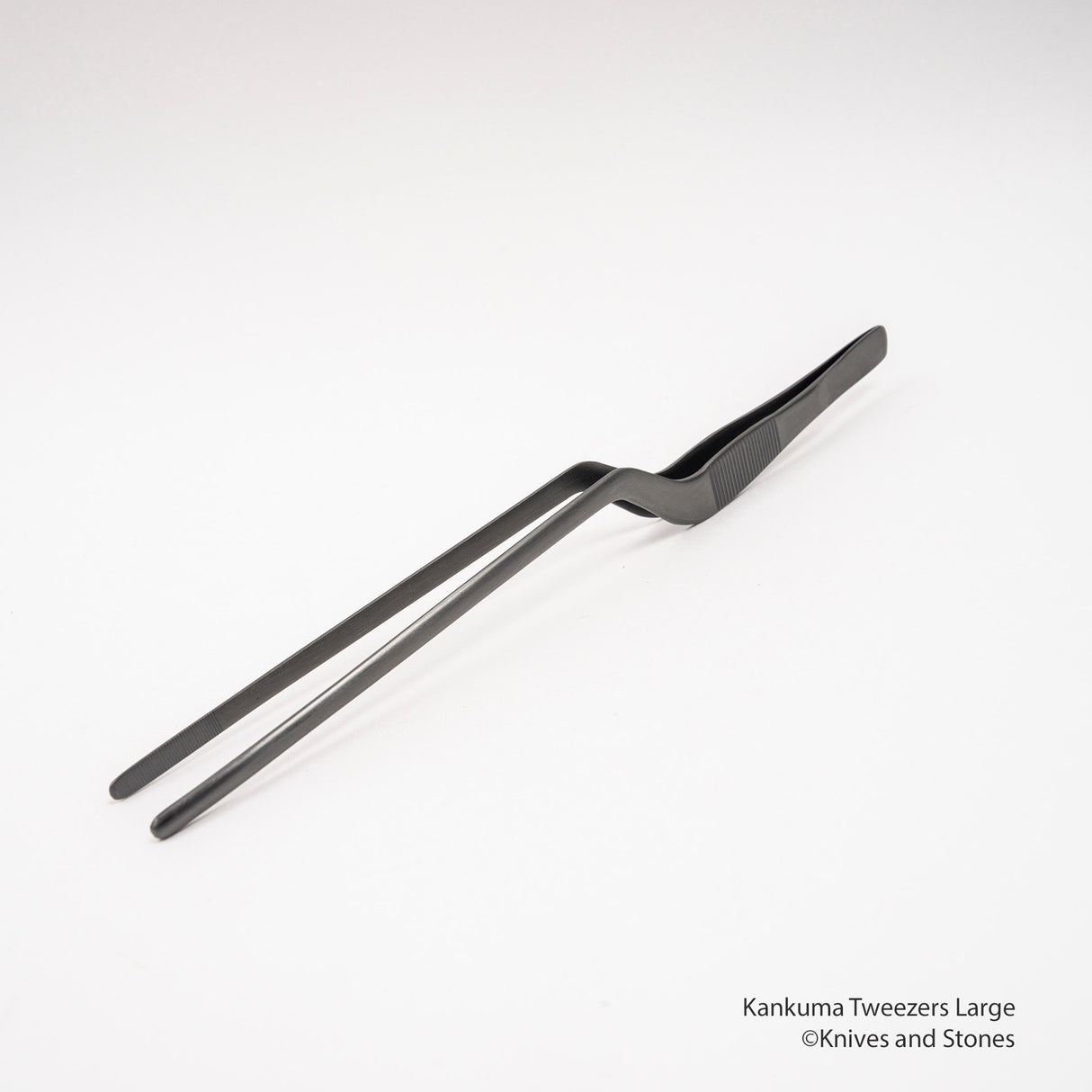 Kankuma 曲柄電鍍鑷子 25cm