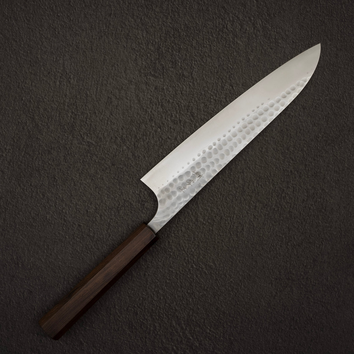 Katsushige Anryu Blue 2 Tsuchime 不鏽鋼複合牛刀 210mm 烏木手柄
