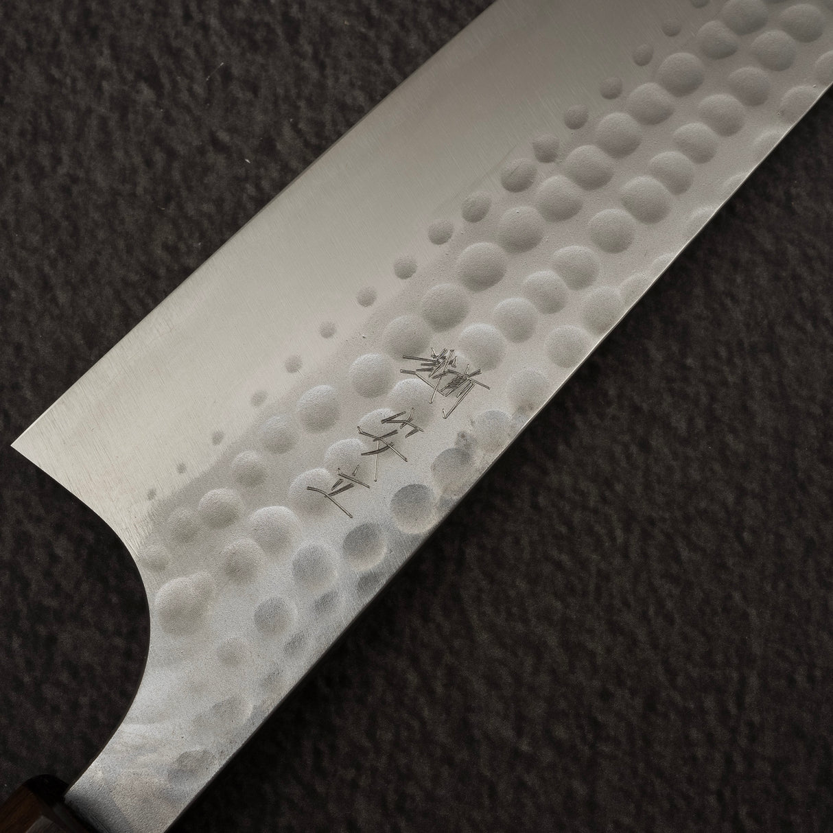 Katsushige Anryu Blue 2 Tsuchime 不鏽鋼複合牛刀 210mm 烏木手柄