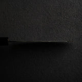黑鐵 青鋼二號 黑打 文化刀 165mm B-Grade, 紫檀木 Handle