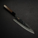 黑鐵 青鋼二號 黑打 牛刀 210mm B-Grade, 紫檀木 Handle