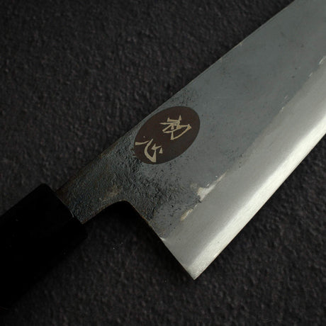 黑鐵 青鋼二號 黑打 牛刀 210mm B-Grade, 紫檀木 Handle