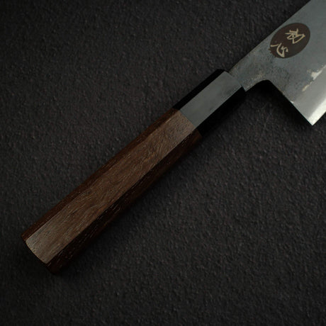 黑鐵 青鋼二號 黑打 牛刀 210mm B-Grade, 紫檀木 Handle
