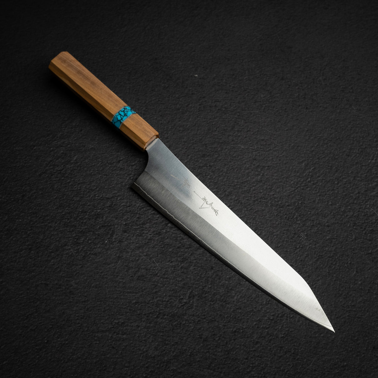 Kurosaki Gekko VG XEOS Gyuto 210mm - Turquoise Ring