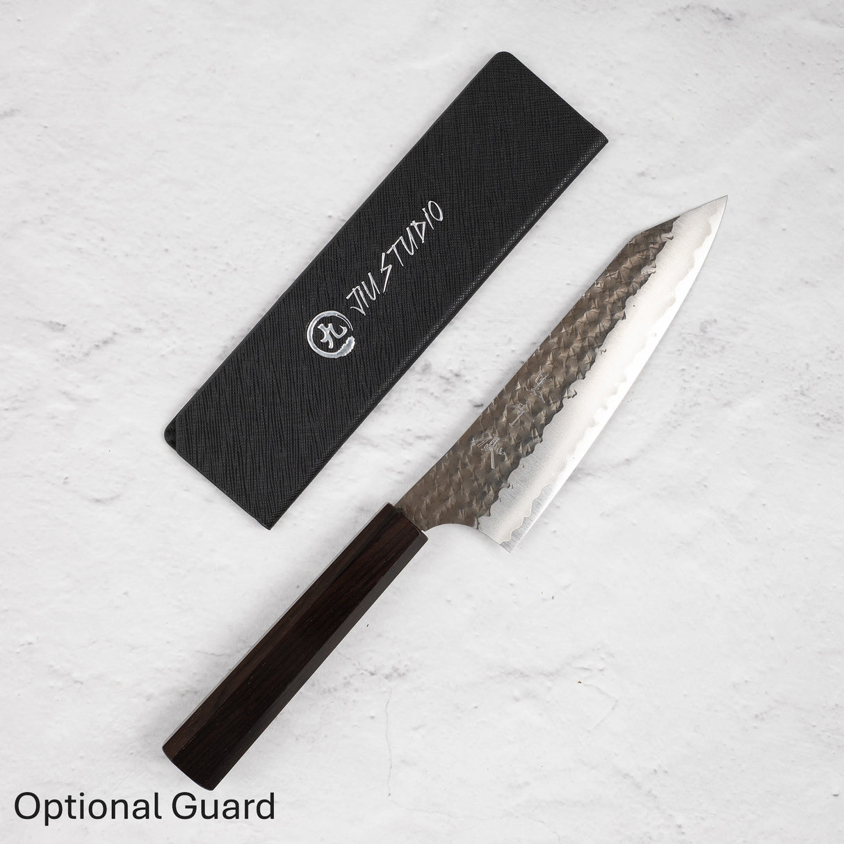 Kurosaki Kokusen Ei Aogami Super K tip Bunka 170mm Ebony Handle