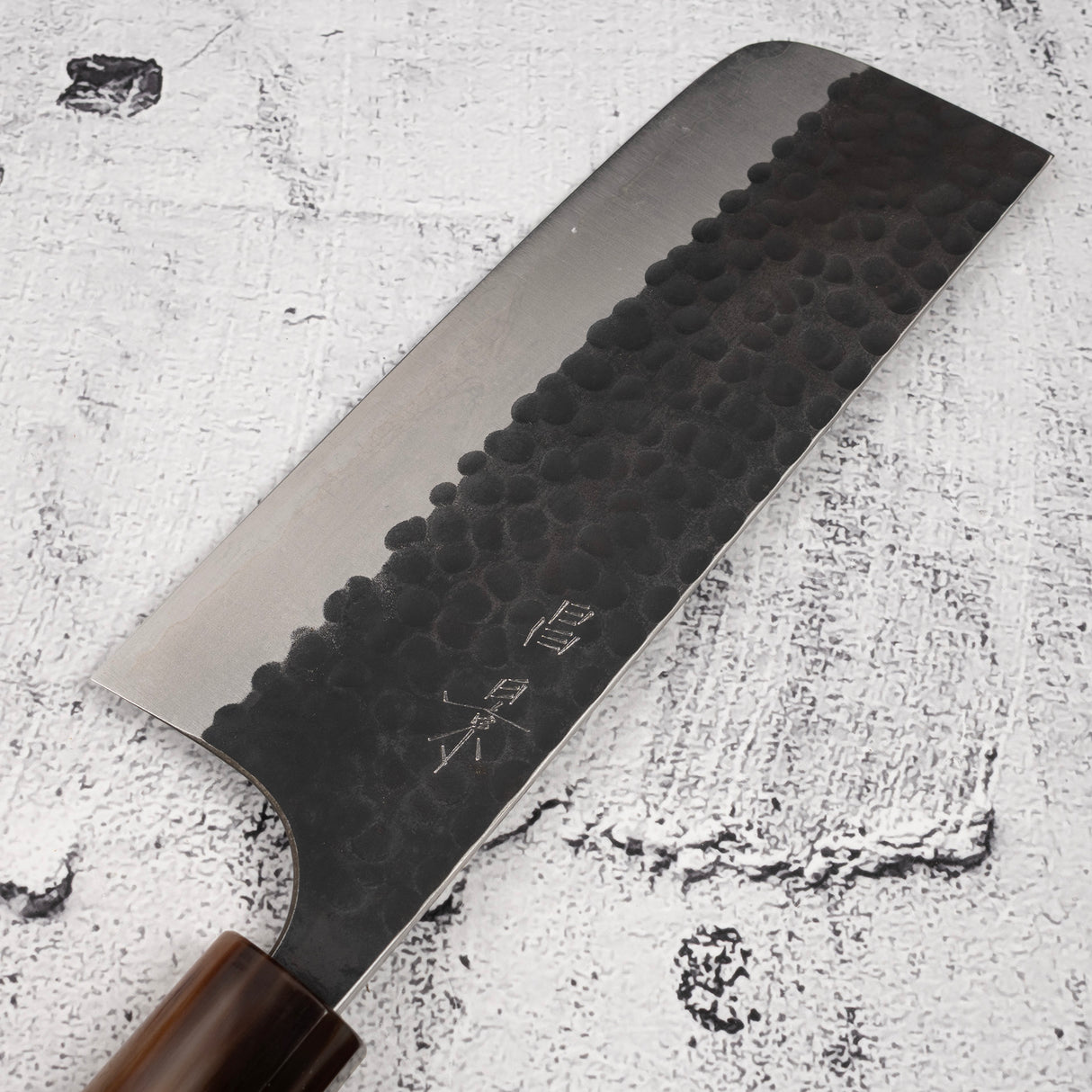 Masakage Koishi AS Nakiri 165mm，Aogami Super Kurouchi Tsuchime K&amp;S 心形鐵木手柄