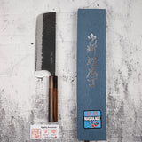 Masakage Koishi AS Nakiri 165mm，Aogami Super Kurouchi Tsuchime K&amp;S 心形鐵木手柄