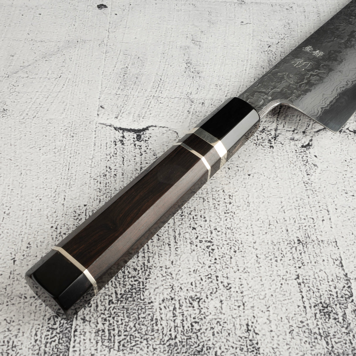 Masuda Yoshihide Blue 1 Damascus Gyuto 220mm