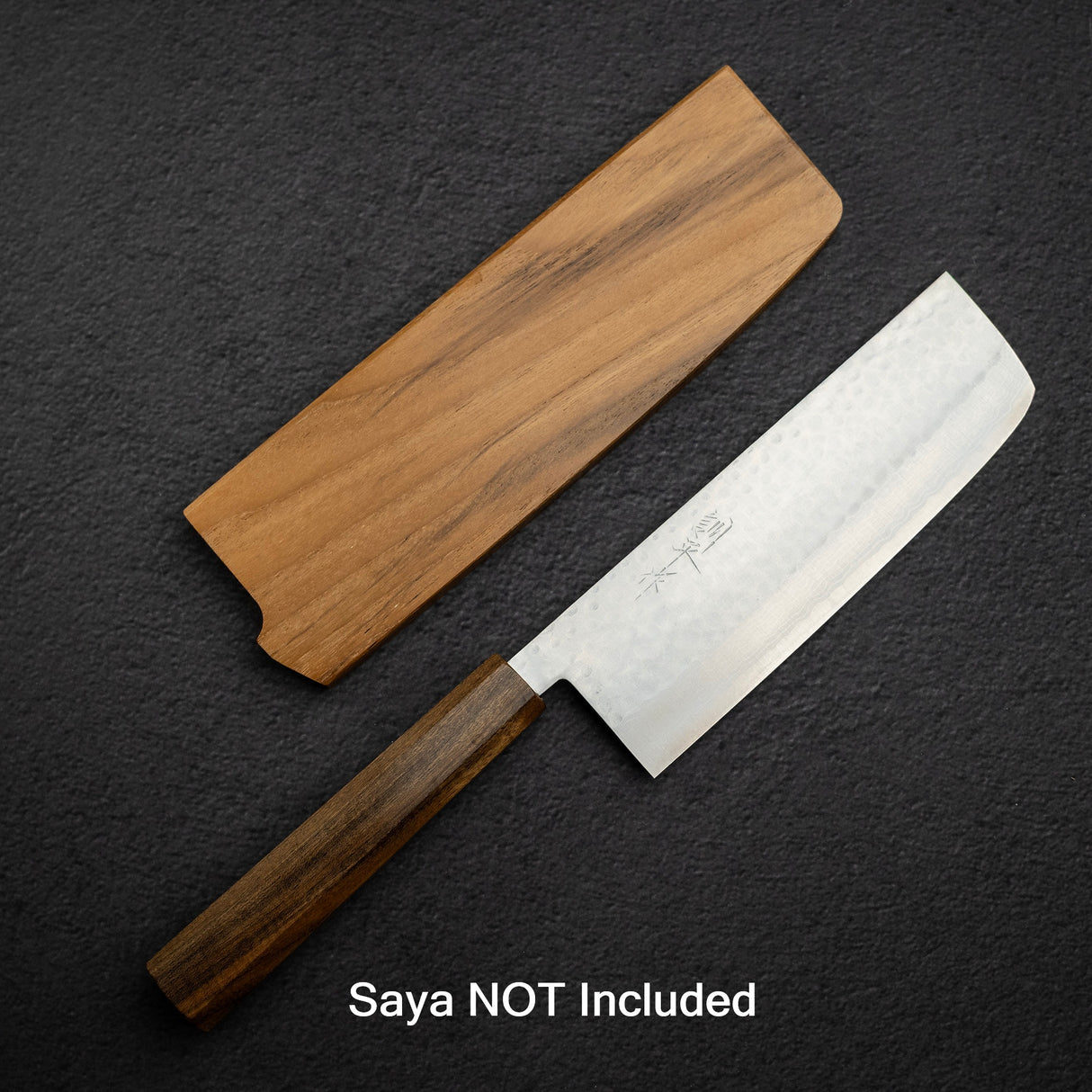 Masutani Kokuryu VG10 Damascus Nakiri 165mm Black Chacate Handle