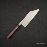 宮崎梶屋 x Hatsukokoro 大馬士革銀山博多 180mm 蛇紋木手柄