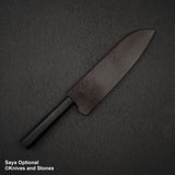 Myojin Cobalt Special COSP Santoku 180mm 烏木手柄