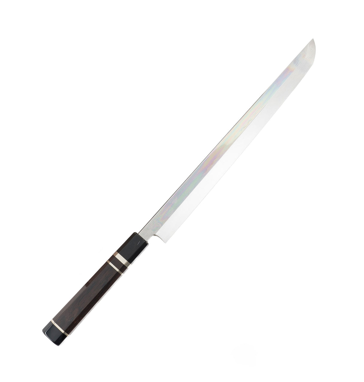 中川白鋼 Honyaki Sakimaru Takobiki 300mm 鏡面拋光