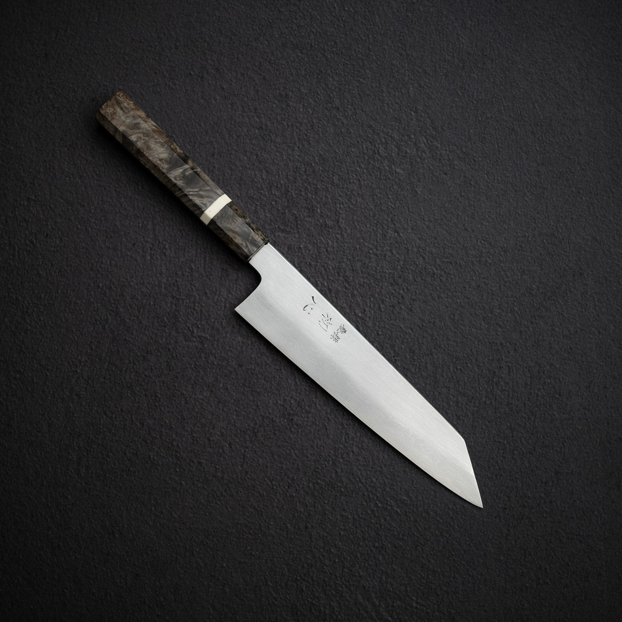 Nakagawa Blue 1 Damascus K-tip Gyuto 210mm Birch Handle