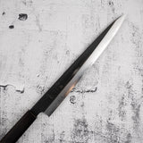 Nakakawa Blue 1 KU 大馬士革 Sujihiki 240 毫米蝕刻黑檀木 Hatsukokoro 出品
