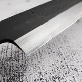 Nakakawa Blue 1 KU 大馬士革 Sujihiki 240 毫米蝕刻黑檀木 Hatsukokoro 出品