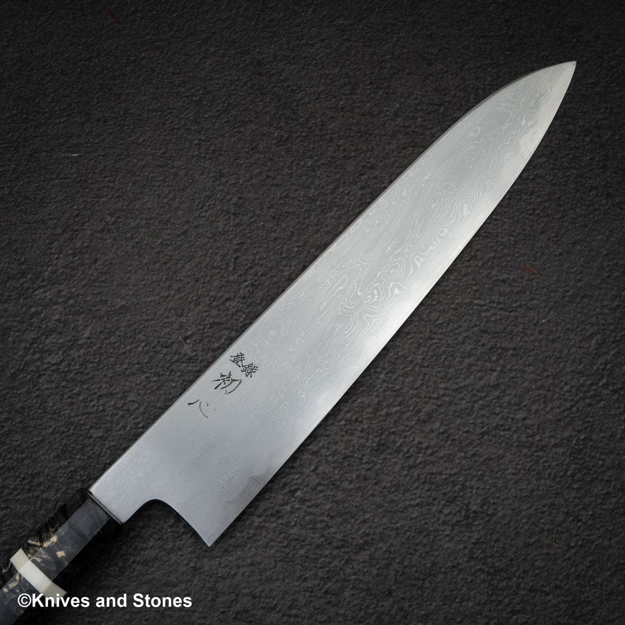初心 x 中川聰 藍色 1 大馬士革牛刀 270mm