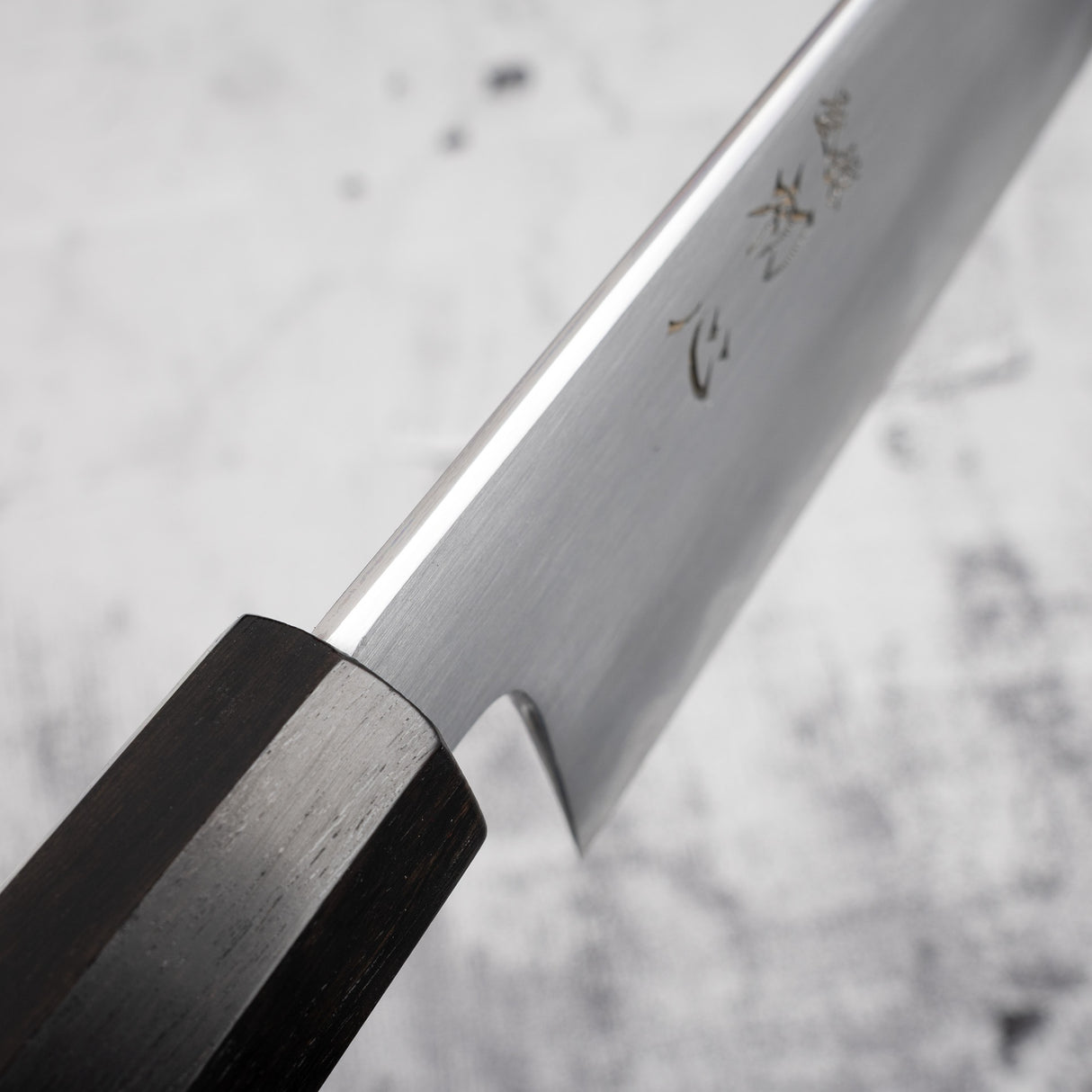 Nakagawa Blue 1 K-tip Gyuto 240mm Kasumi Ebony