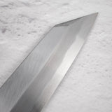 Nakagawa Blue1寬斜角Kasumi K-tip Gyuto 240毫米黑檀木手柄