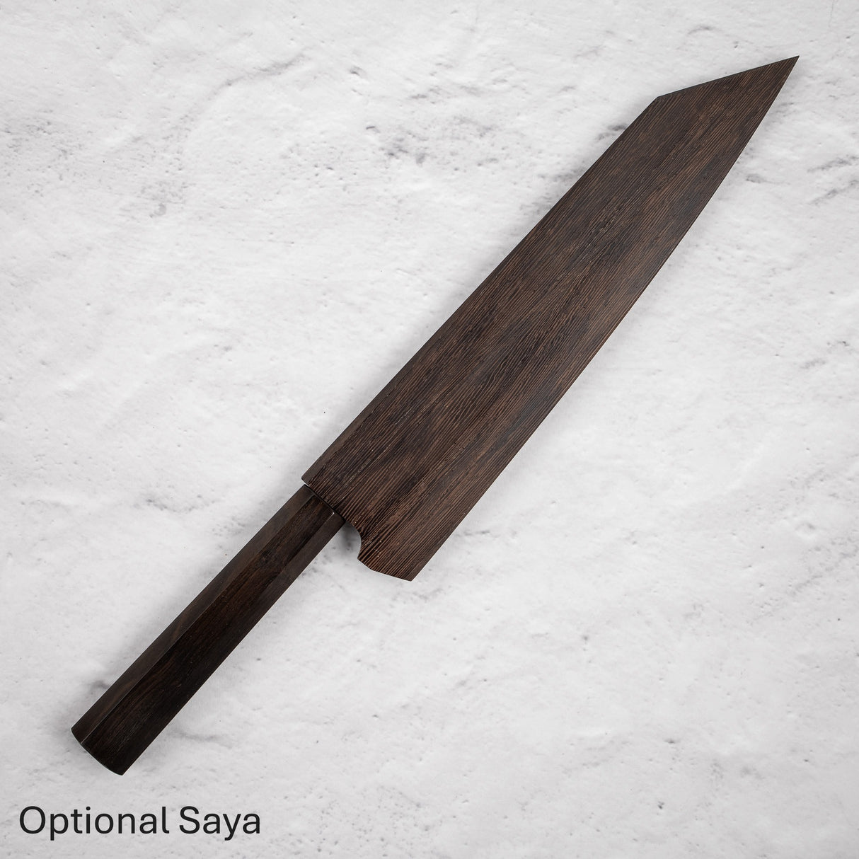 Nakagawa Blue1寬斜角Kasumi K-tip Gyuto 240毫米黑檀木手柄