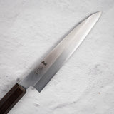 Nakagawa Blue 1寬斜角Kasumi Petty 150mm黑檀木手柄