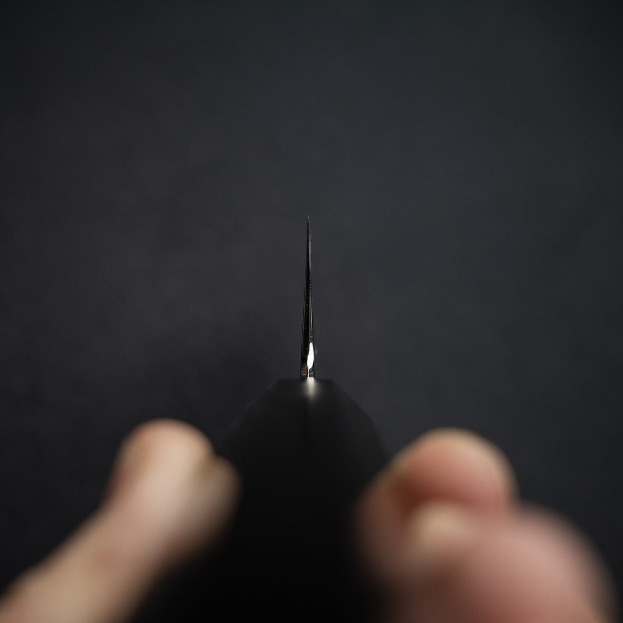 初心 x 中川 銀三 寬刃 K 型尖牛刀 270mm 烏木柄