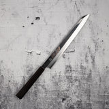 Nakagawa Ginsan K-tip Yanagiba 270 毫米鏡面拋光烏木手柄