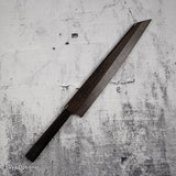 Nakagawa Ginsan K-tip Yanagiba 270 毫米鏡面拋光烏木手柄