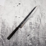Nakagawa Ginsan K-tip Yanagiba 270 毫米鏡面拋光烏木手柄