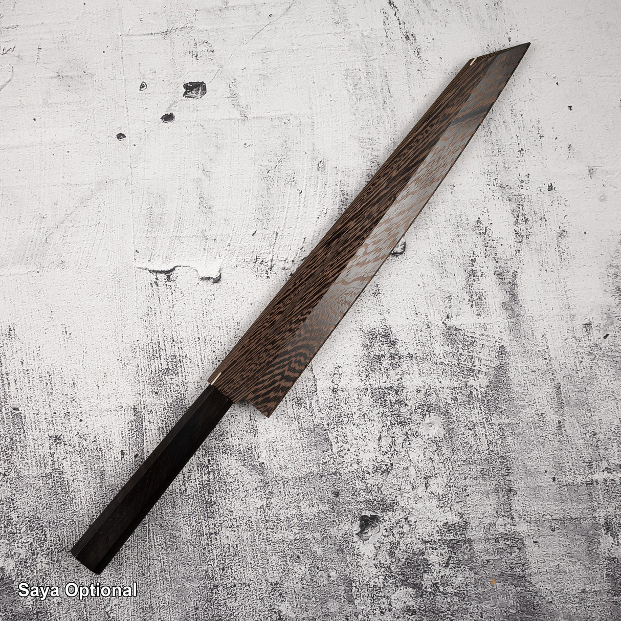 Nakagawa Ginsan K-tip Yanagiba 270 毫米鏡面拋光烏木手柄