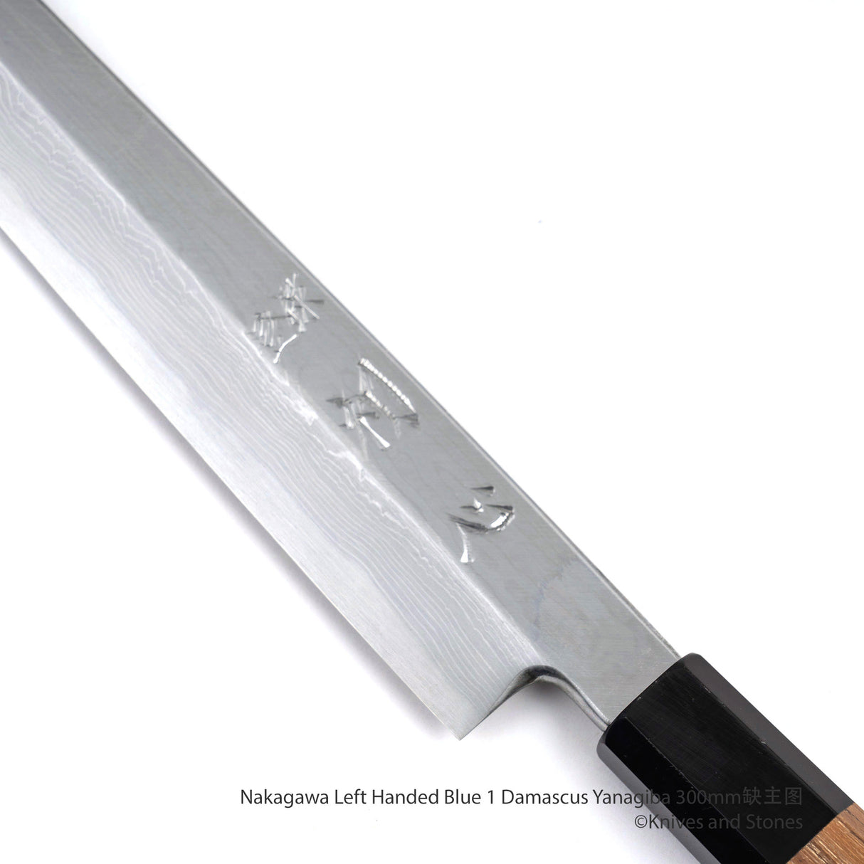 Nakagawa 左手藍色 1 大馬士革柳葉刀 240/270/300/300 毫米