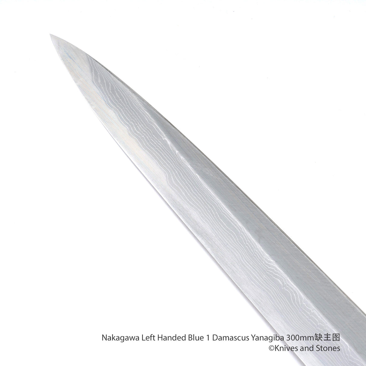 Nakagawa 左手藍色 1 大馬士革柳葉刀 240/270/300/300 毫米