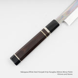 Nakagawa 白鋼 Honyaki K-tip 柳葉刀 300mm 鏡面拋光