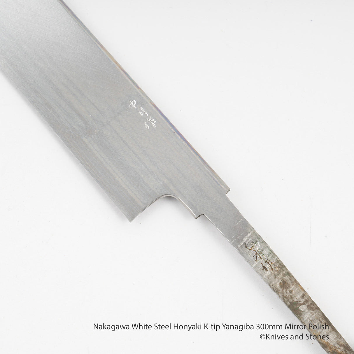 Nakagawa 白鋼 Honyaki K-tip 柳葉刀 300mm 鏡面拋光