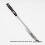 中川白鋼 Honyaki Sakimaru Takobiki 270mm 鏡面拋光