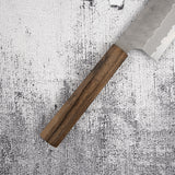 Nigara Aogami（藍色）Super Gyuto 210mm Tsuchime Black Chacate