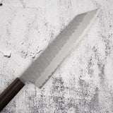 Nigara Aogami（藍色）超級K-tip Gyuto 240mm Tsuchime 黑色Chacate